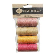 세기텍스타일 0.8mm 25yard 햄프끈 4개입 세트 (13color), 23m, No.3