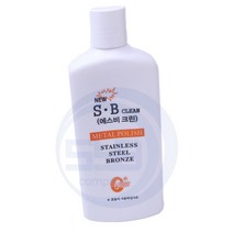 금속광택제S.B CLEAN 400g 고급금속광택제 동 신주 스텐 알루미늄 기타금속 기름때제거제 오물제거제 청소약픔 닦는약품, 1개