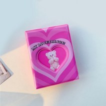 ins colorful lattice photo album 3 inch kpop 아이돌 포토카드 카드 홀더 40 pockets korean star chasing photos co, 어두운 회색