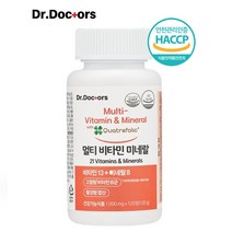 [닥터닥터스] 멀티비타민&미네랄 /[ 비타민뱅크]멀티비타민&미네랄 올앤원50+(미국), 1)닥터닥터스 멀티비타민&미네랄