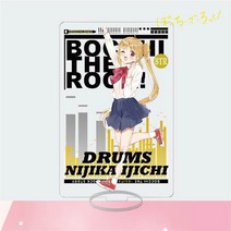 열쇠고리 인형 지퍼 줄 애니메이션 Bocchi 바위 피규어 아크릴 스탠드 모델 고투 히토리 이치치 니지카 야, 01 15 cm, 03 3