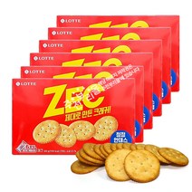 롯데 제크 크래커(300g) x 6통(+밀크츄 2개포함), 1set