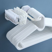 비스토어 옷걸이 정리 보관 홀더 2colors, 화이트, 1개