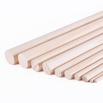 셀프인테리어마켓 목봉 재단 - 스트레칭봉 DIY원목봉 우드봉 나무봉 DIY 목재, 두께 1cm - 길이 120cm