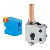 DODOBEI 고온 모든 금속 바이메탈 방열판 도금 구리 노즐 히터 블록 업그레이드 키트 Anycubic Vyper I3 Mega Mega S/Pro Volcano Hotend