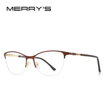 MERRYS캣츠아이 안경 반 여성 S2007