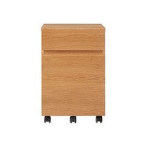 무지 무인양품무인양품 44873946 나무 책상 캐비닛 선반 이동식 서랍장 39x48x58cm 오크 우드 베니어