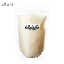 천연밀랍 캔들왁스 밀랍초 비즈왁스 AKARZ 100% 유기농 천연 순수 흰색 밀랍 펠렛 꿀 화장품 등급 립스틱 비누 스킨 케어 DIY 원료, [02] 105G