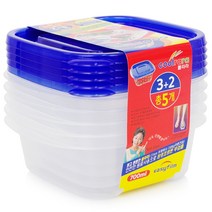 쿨라라 정사각 2호 700ml 4p/밀폐용기/보관용기/반찬통/용기