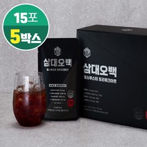 삼대오백 헬스 부스터 에너지 드링크 아르기닌 타우린 블랙마카, 15포 x 5박스