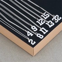 야구 스포츠 펜던트 목걸이 농구 숫자 남자 여자 맞춤 스테인레스 스틸 보석 친구 선물