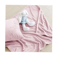 집돌이 직원휴게실 극세사미니담요 핑크100x160 차량구비 휴대용블랭킷 여름담요 차량용담요 무릎덮개