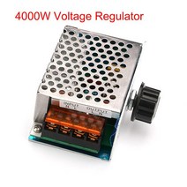전압조절기4000W 220V 고전력 SCR 속도 컨트롤러 전자 전압 조정기 거버너 온도 조절기 xqmg, 01 1PC