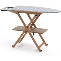 Arredamenti Italia 621 STIROCOMODO 원목 접이식 다리미판 너도밤나무 체리 135 x 88 x 45 cm