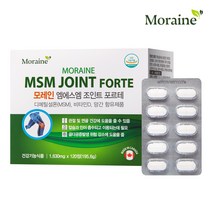 캐나다직수입 모레인 MSM 조인트 포르테 1박스(1 630mgx120정)/2개월분
