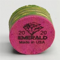 풀 큐 팁 타이거 오닉스 스나이퍼 에베레스트 에메랄드 라미네이트 레이어 아이스 브레이커 페놀 브레이크 점프 캐롬 당구 액세서리, CHINA_1 tip, Emerald (M Hard)