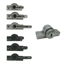 영화테크 양방향 크리센트 창문 베란다 샷시 중문 미닫이문 잠금장치 샷시부속 크레센트, 04. 양방향 크리센트 블랙 소