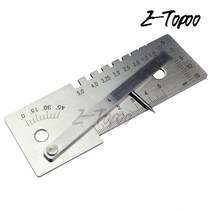 게이지용접 게이지 용접 검사 게이지 용접 솔기 비드/필렛/ 테스트 Ulnar Ruler Degree 각도 측정 도구 HI-, YW3