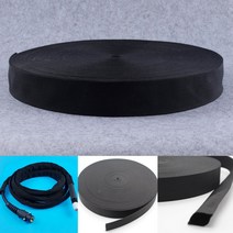 27Mm 나일론 보호 슬리브 외장 케이블 커버 용접 Tig 토치 유압 호스 납땜 용접 용품 도구, 01 Black