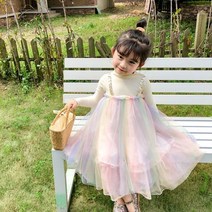 캔디블링 레인보우 샤원피스 아동원피스 여아원피스 여아옷 여아의류 아동복 아동의류 원피스 여아드레스 아동드레스 파티드레스