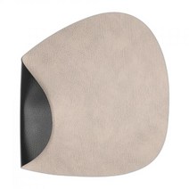 북유럽 린드 DNA 불 곡선형 양면 테이블매트 L 1 pcs Warm grey 블랙