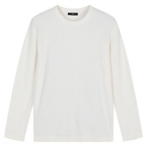 탑텐 22 FW 남성 브러쉬드 와플 라운드넥 긴팔 티셔츠 CR