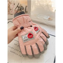 스키장갑 여자 겨울 자전거 라이딩 전기자동차 모터사이클 스노클링 솜털 두꺼운 면 비바람 방한 보온