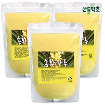 송화가루 분말 파우더 300g 소나무꽃가루 송화분 송홧가루, 송화가루 300gx3팩