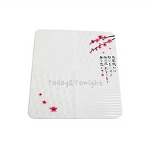 ATT 멜라민 동풍 퓨전 사각 접시 파스타 스파게티 샐러드 과일 접시 한식 일식 플레이트 [옵션선택] BN66423T1863, [AT]퓨전 사각-2호 12인치 (화이트)