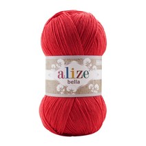 Alize Bella-100 코튼 원사 DIY 니트웨어 손 뜨개질 크로셰 Amigurumi 니트웨어 스카프 목도리 스웨터 가디건