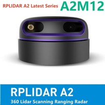라이다 센서 RPLIDAR A2M12 360 Degree Laser Range Scanne Triangular 12m lidar Mapper Kit sensor measu, 한개옵션0