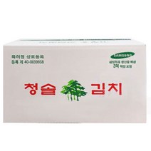 청솔식품 국산 깍두기 10kg, 국산포기김치10kg