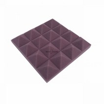 음향사운드디퓨저 방음재 스피커흡음판 판넬 흡음 방음 베이스트랩 103740, 24pcs, purple