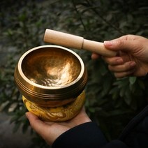 싱잉볼 요가 명상 릴렉스종 8.5cm+목봉+받침