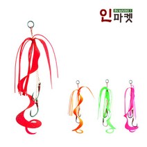 스커트훅리본 자작루어 타이 스커트 훅세트 타이라바, 스커트훅리본 스크류오렌지