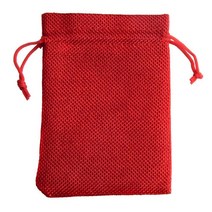 25 개/몫 Drawstring 황 마 삼 베 가방 아마 선물 가방 웨딩 사탕 가방에 대 한 보석 포장 가방 로고를 인쇄 할 수 있습니다., 03 wine red, 01 about 7x9cm