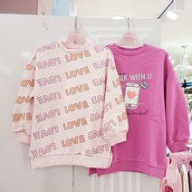 로엠걸즈 칼라가 예쁜 보드라운 찬바람 막아주는 속기모 맨투맨 티 RGMA20T2C/이천NC