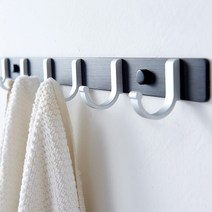 아트프레임 심플 벽옷걸이 인테리어 후크, 1개, 8단