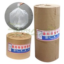 폴리에틸렌필름 0.05mm-10cm-457m 튜브형 농업용 포장용비닐 PE필름 비닐원단 롤비닐 비니루 포장용비닐봉투, 1개