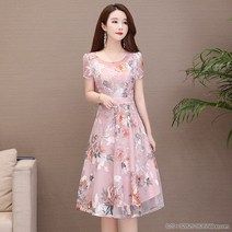 NEWTIME 2020 여름 여성 원피스 쉬폰 윈피스 A5 662