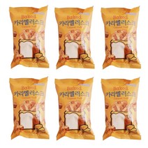 카라맬러스크 100g x 6개 바게트식빵과자 미니봉지스낵, 1개