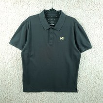 빈티지프렌/ [100]밀레 차콜 카라넥 반팔티