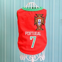 프렌치 불독옷 중형견 대형견 2022 축구 셔츠 여름 개 옷 작은 큰 개를 위한 스포츠 티셔츠 래브라도 프랑, 06 Portugal_02 S