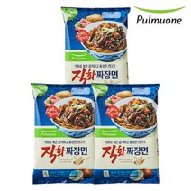 풀무원 직화 짜장면 (2인) (660g) 3봉, 단품, 단품