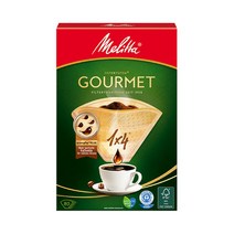 Melitta 프리미엄 여과지 고메(Gourmet) 1X4 사이즈 80매, 단품