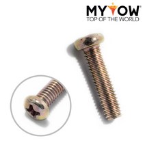 셀프시공 둥근머리 머신 볼트 4mm 십자 스크류 나사 PH형 피스 십자홈볼트-72394EA, 4X35mm