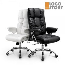 (LOGOSTORY 타이탄 학생사무컴퓨터 가죽 중역용의자 블랙 블랙/학생사무컴퓨터/중역용의자/가죽/타이탄