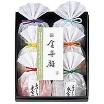 교토 별사탕 전문점 료쿠쥬안시미즈 긴페이당 45g×6종류 모둠 과일 곤페이토