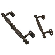 철물전 황동 주물 2구 가마찌용 손잡이 오슬로 신주손잡이 가구 중문, 대형