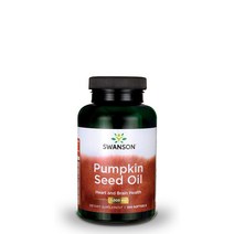 미국 Swanson Pumpkin Seed Oil 호박씨 오일 100캡슐 (호박씨 효능)